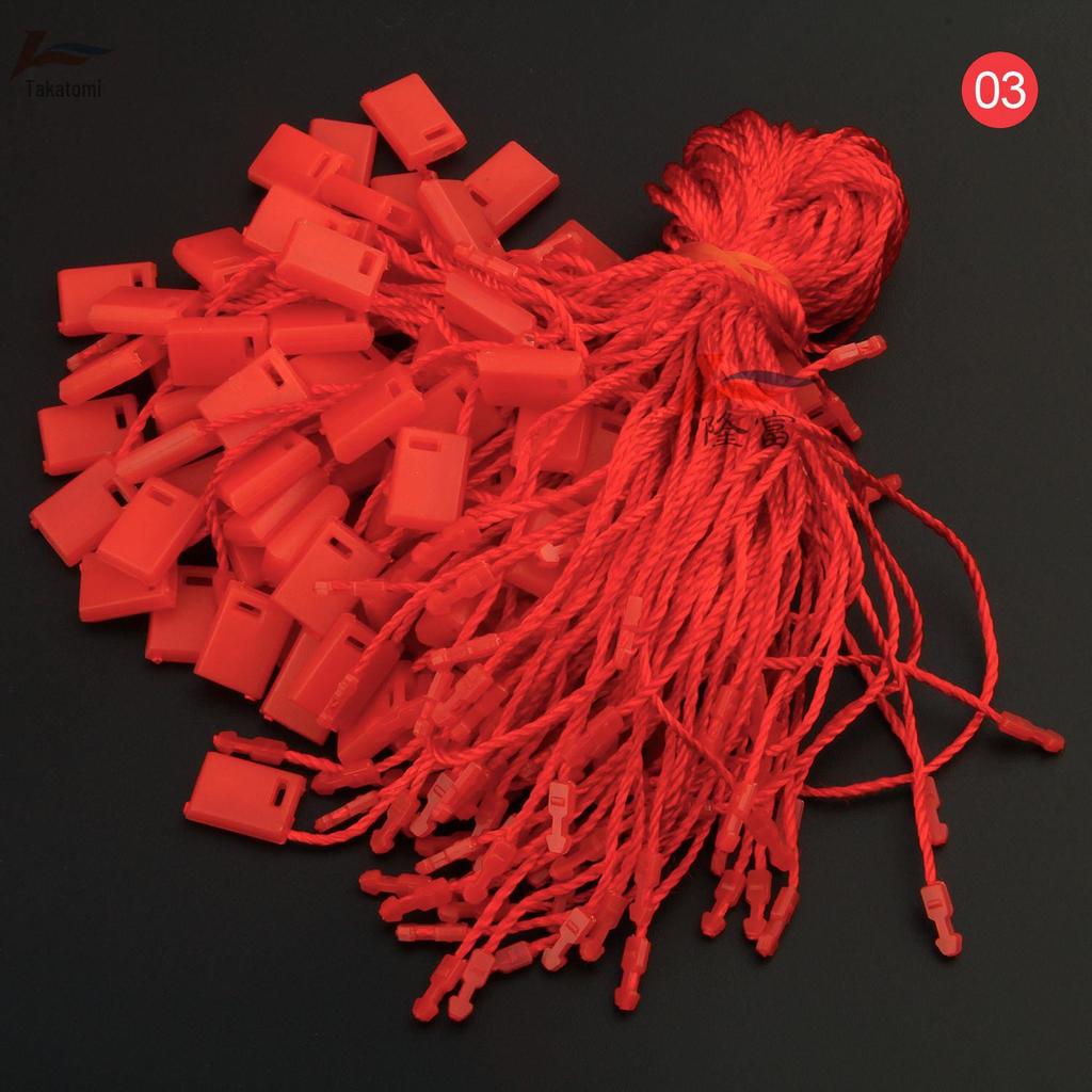 Tabletas Cuadradas Colgantes para Etiquetas de Ropa - Verde, Morado, Azul