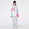 Skiwear men and women winter outdoor waterproof windproof thickened warm thickened snowboard snowboarding clothes ski suit set