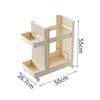 Multifunctional Sports Equipment Storage Rack with Wheels Sports Tools Organizer  Fitness Equipment