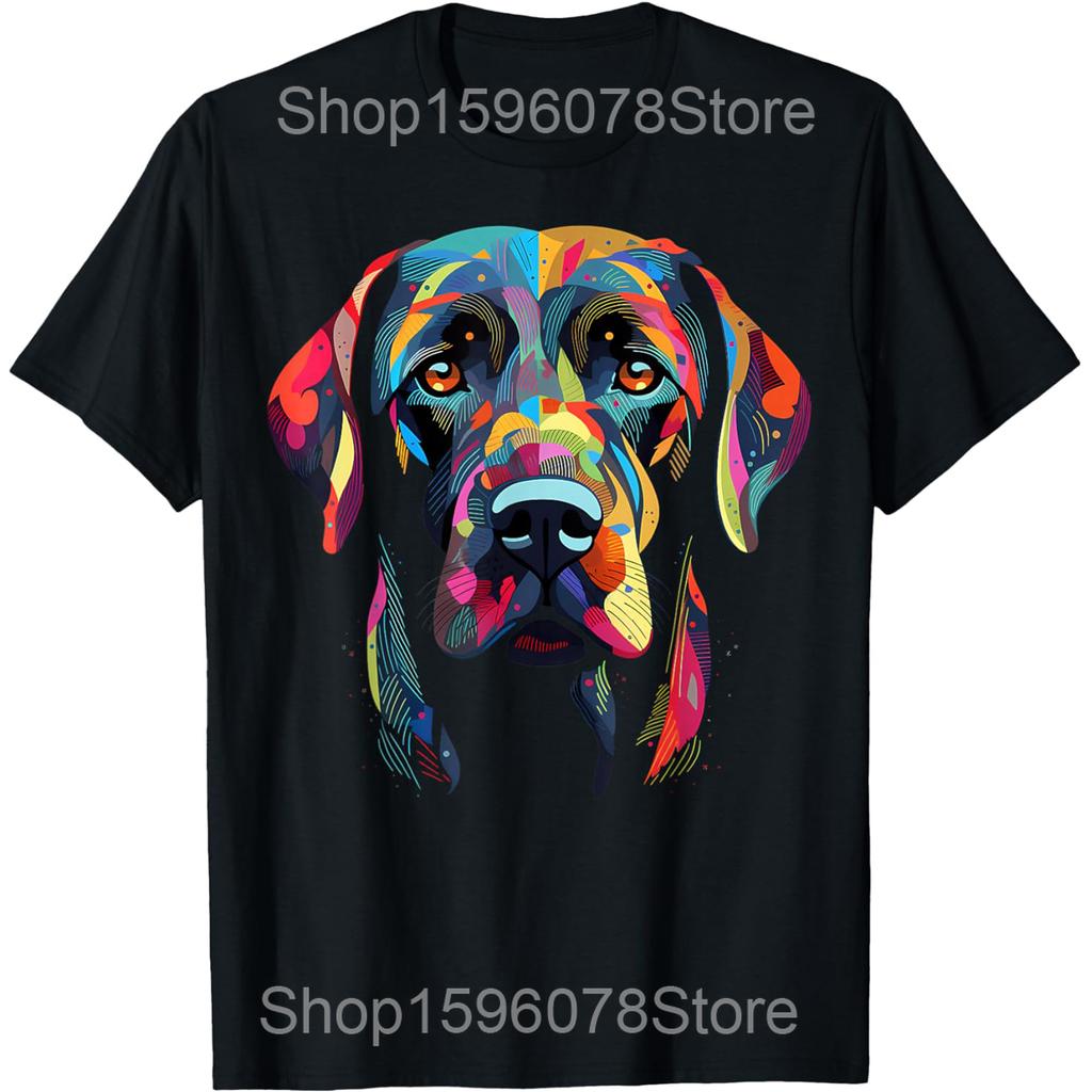 Life Is Better with A Yellow Lab Dog Labrador Retriever T Shirts Men Cotton Humor Streetwear Tee Short Sleeve Loose Clothing