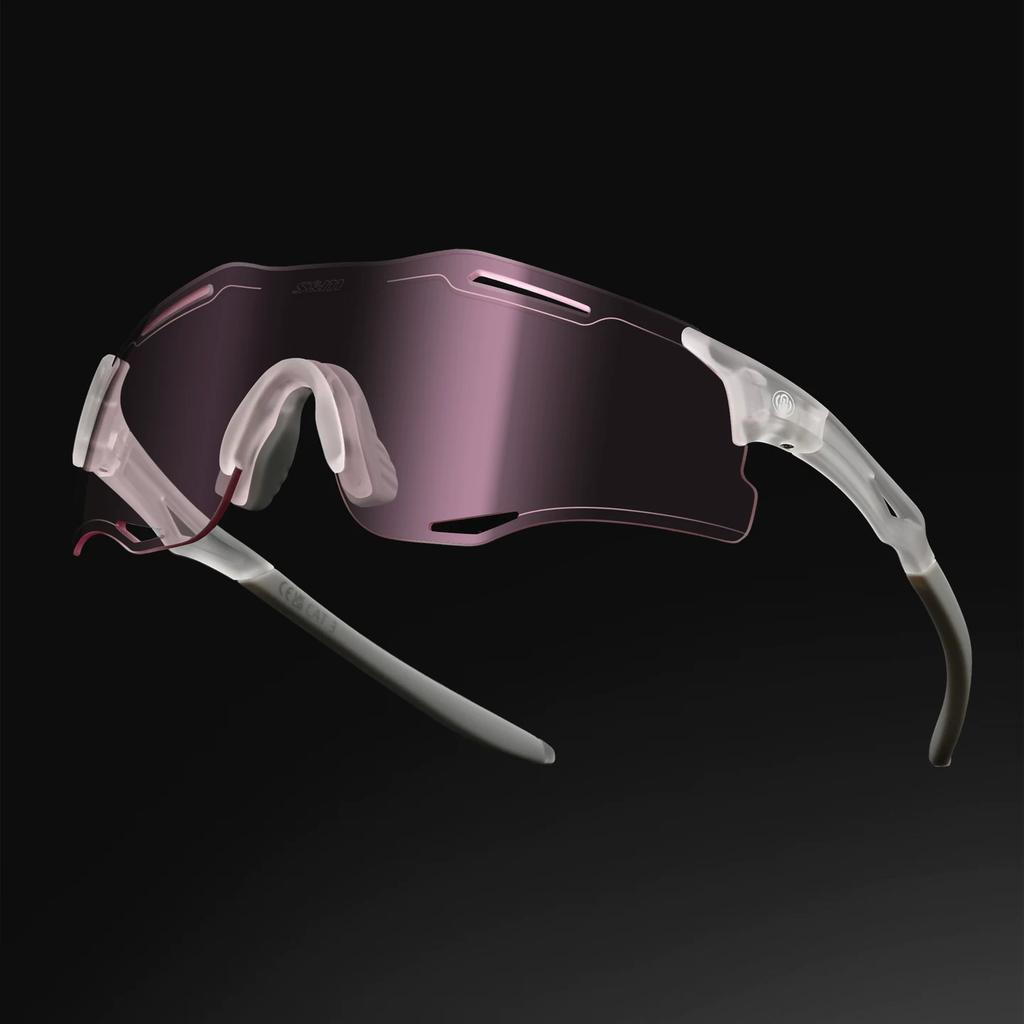 Speed Pulse Professional Running Glasses, Non-Slip Sports Glasses, Mountaineering Cross-Country Night Running Glasses, Cycling Colorful Goggles