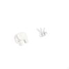 Ceramic Elephant Statue Animal Sculpture Figure Collection Collectible Figurine with Nonslip Pads