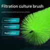 Pack of 10 Fish Pond Filter Brushes Corrosion Resistant Efficient Cleaning Brush for Fishtanks Pond Pool Maintenances