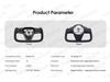 Tesla Yoke Steering Wheel 2.0 Leather Stitch Color Block Cover for Model 3 & Model Y