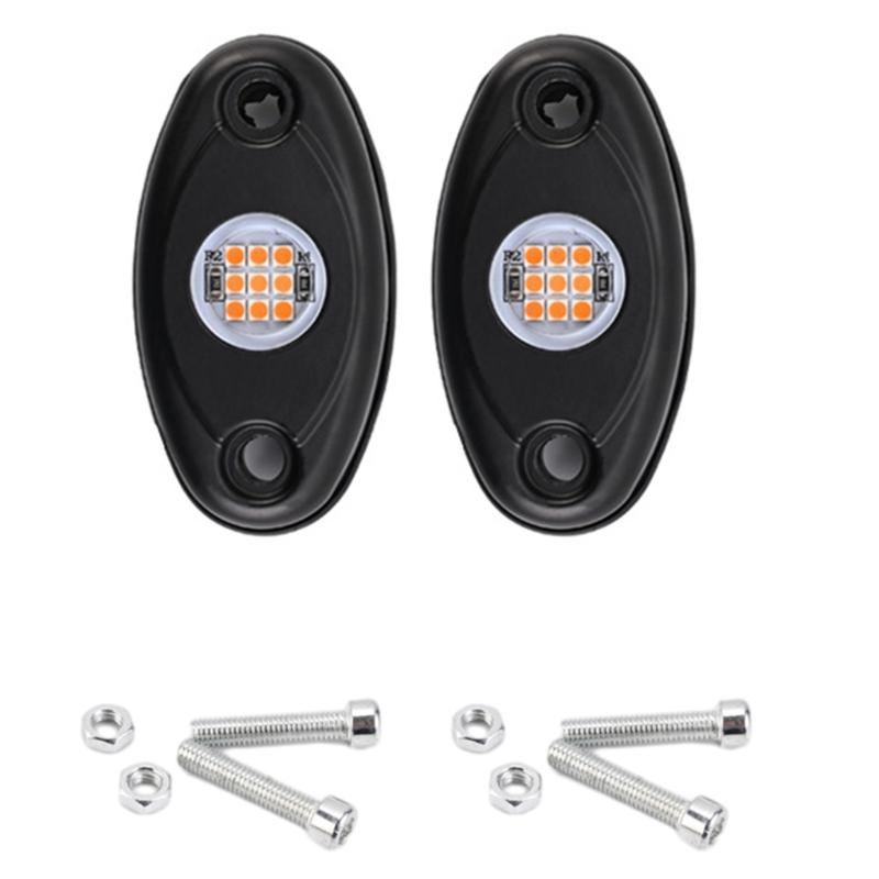 Accesorii Auto Lumini Rock LED 9 LED-uri Lumini Underglow IP67 Impermeabil Lampă Trail Rig pentru Camion Pickups