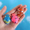 5pcs Decorative Artificial Clownfish Plastic Random Color Floating Fishes Simulation Simulation Ocean Tropical Fish