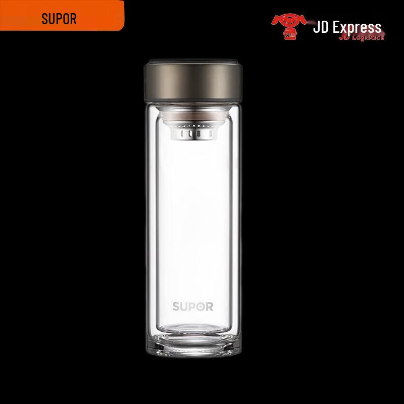 

Supor Double-Wall Portable Glass Tumbler
