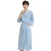 Unisex Long Sleeve Bathrobe - Spring/Autumn Solid Color