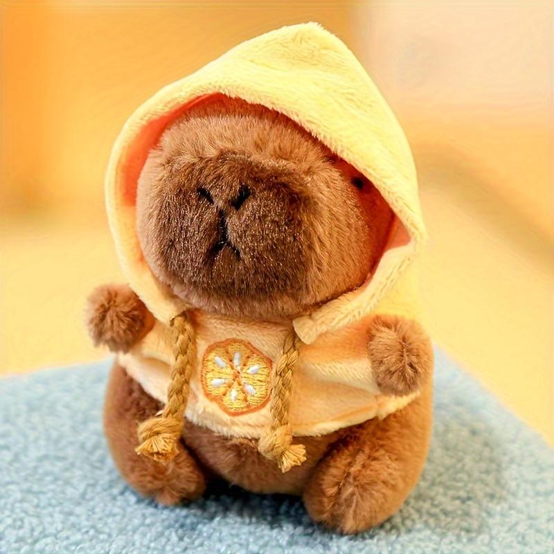 Adorable Capybara Plush Toy - Soft, Durable & Chew-Resistant for Small To Medium Dogs and Cats - Pet Companion & Decorative Accessory, Cat Companion