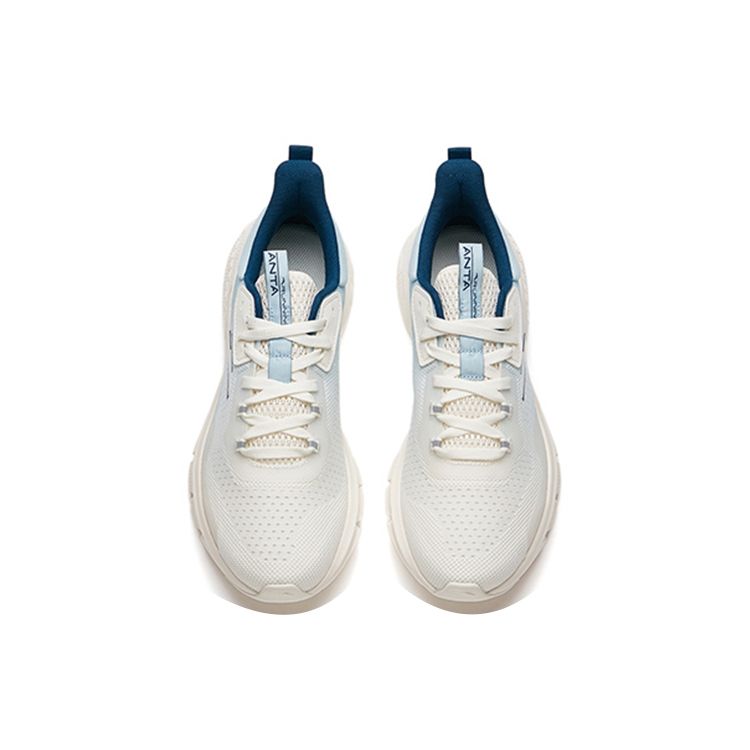 Anta Seria bieganie Amortyzujące Antypoślizgowe Wytrzymałe Niskie Buty do biegania Męskie sneakers Biały Niebieski 912135522-2