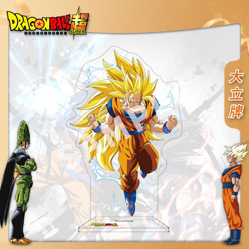 

Dragon Ball Acrylic Stand Anime Figure Double Sided High Definition Collectible Display Standee Merchandise Round Sensory Compression Bouncy Durable 16cm