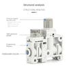 Miniature Integrated Pressure Reducing Valve with Vibratory Feeder ARM5SA-06-A/ ARM5SA-08-A1820 Precision Pressure Regulators