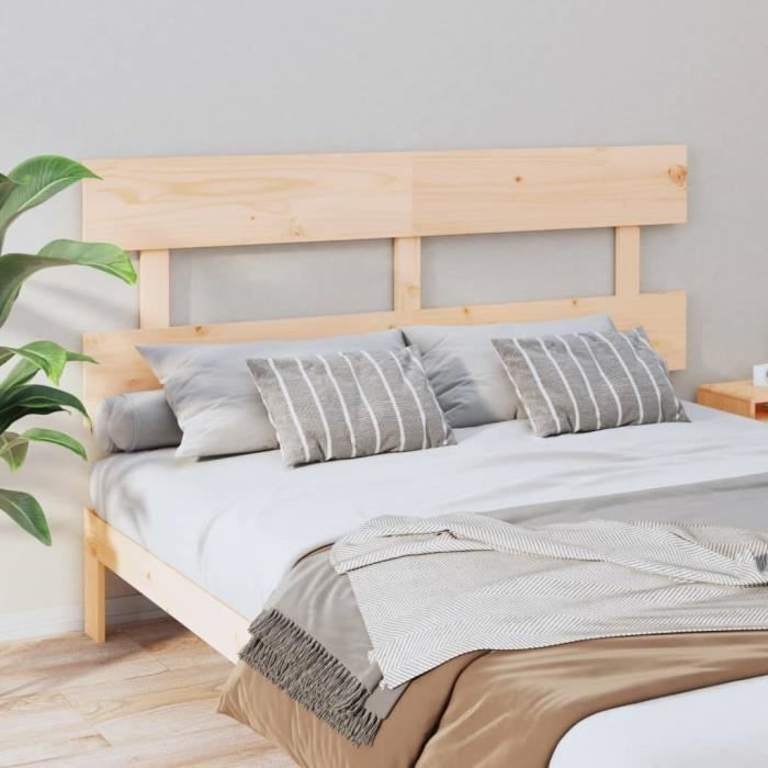 VidaXL Headboard 154x3x81 Cm Solid Pine Wood 819075