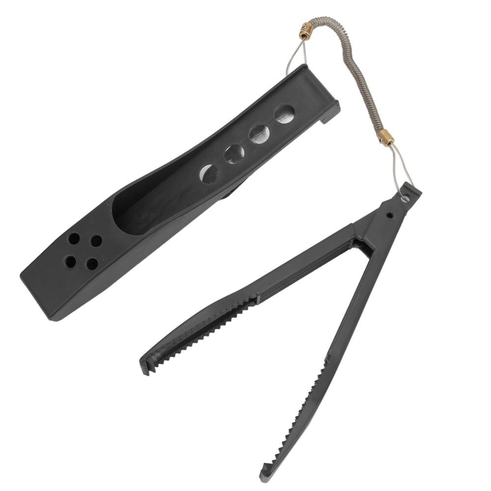 Anti-Skid Handle Fish Lip Gripper with Sleeve Fishing Pliers Fish Gripper Long Distance Fishing