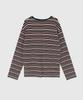SIGREAT Multi Stripe Oversized T-Shirt_Black