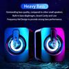 Mini Computer Speaker Stereo HIFI Stereo Subwoofer Speaker PC Sound Box With LED Light USB Cable For PC Laptops Computer Desktop