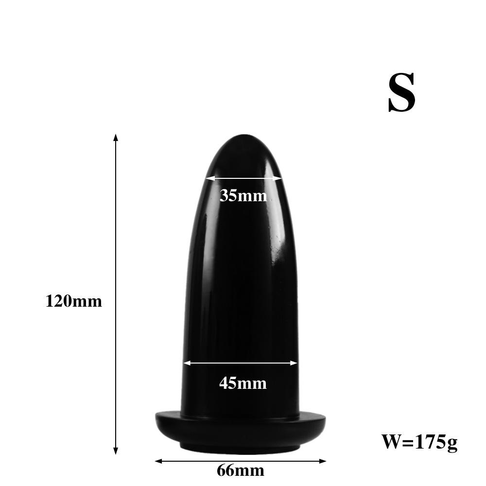 Super Large Thick Missile Back Court Sexy Butt Plug for Men and Women SM Anal Expansion Masturbation Device Chrysanthemum Explosive Refreshing Toy