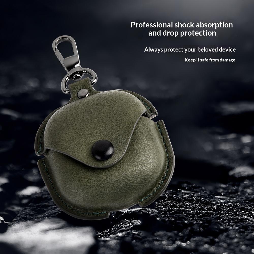 For Samsung Galaxy Buds Core Earphone Case Business Leather + PC Protective Cover