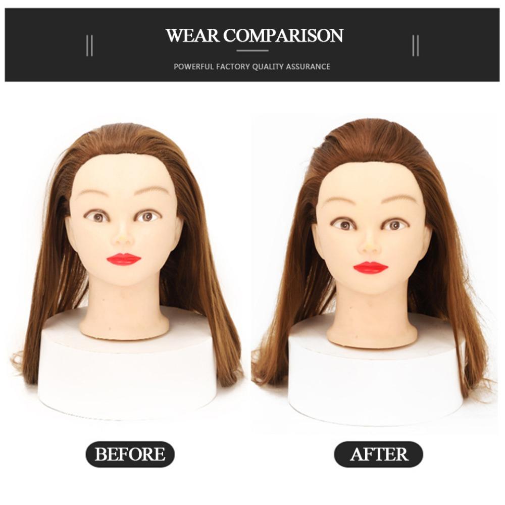 Tool Heat Resistant Fiber Overhead Hair Piece Invisable Hair Pads Women Wig Textured Perm Hair Pad