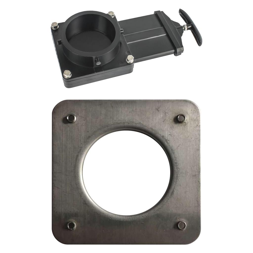 3 Inch RV Drain Sewer Assembly Metal Repair Dump Gate Valve for Caravan Trailer Exhaust Plumbing Parts