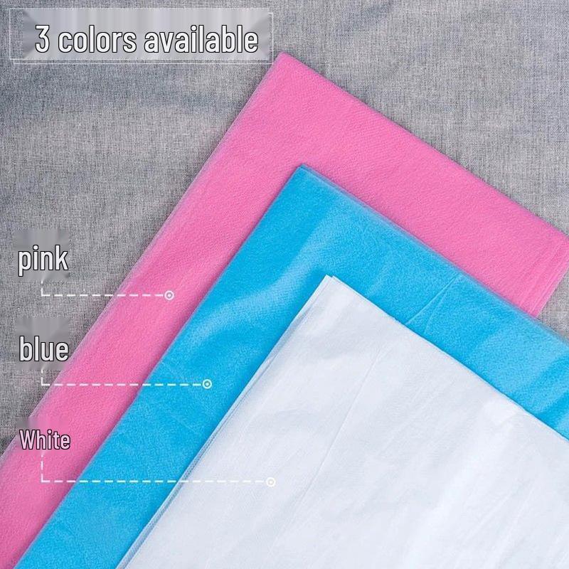 Supreme Beauty Disposable Non-woven Bed Sheet for Salon & Foot Bath - Breathable, Waterproof, Oil-proof with Hole Towel Pad