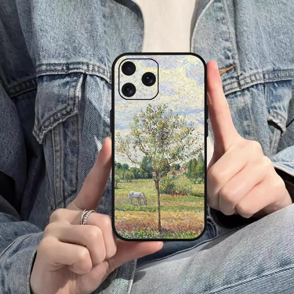 

Чехол для телефона с рисунком Камиллы Писсарро для Samsung S20 S21 S22 S23 S24 Note 20 4G 5G Plus Ultra Black Soft Shell SamsungS20plus5G
