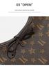 Women's Retro Floral Tote Bag - Large Capacity, Single Shoulder, High-End Commuter Crossbody