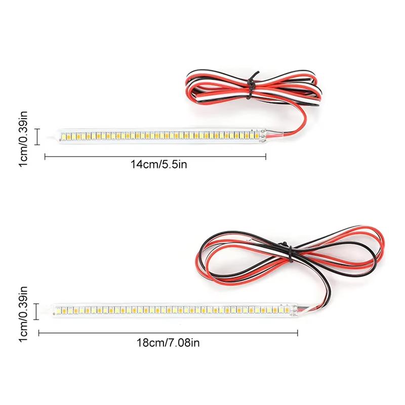 2PCS LED Car Rearview Mirror Indicator Lamp 12V DRL Streamer Strip Flowing Turn Signal Light Auto Headlight Strip Car Lighting