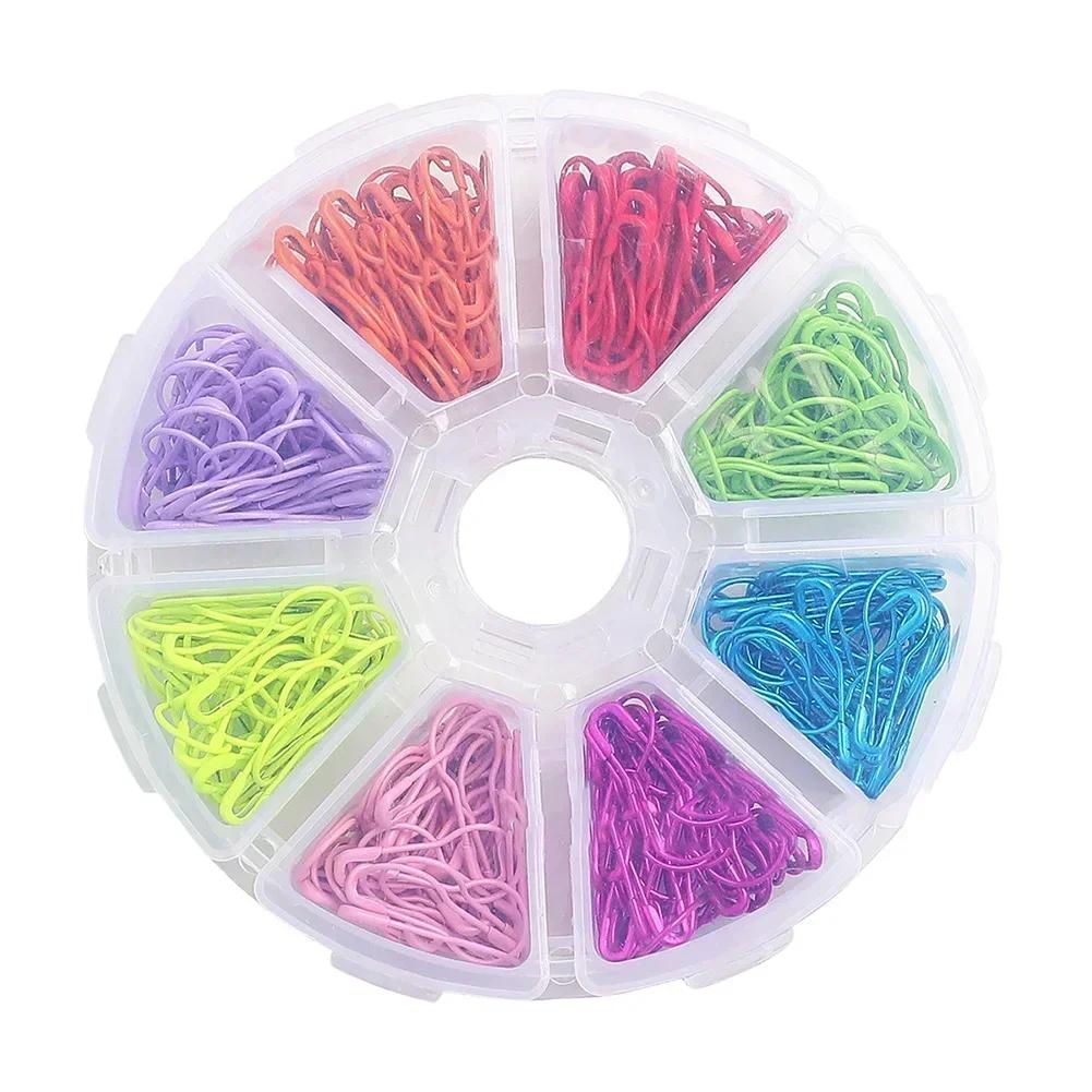 

Creative Mixed Color Gourd-Shaped Safety Pin Knitting Tool Cross Stitch Pin For Home Crafts Sewing Accessory