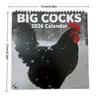Spiral Binding 2026 Rooster Calendar Double-Sided Pages Desktop Calendar  Home Decor