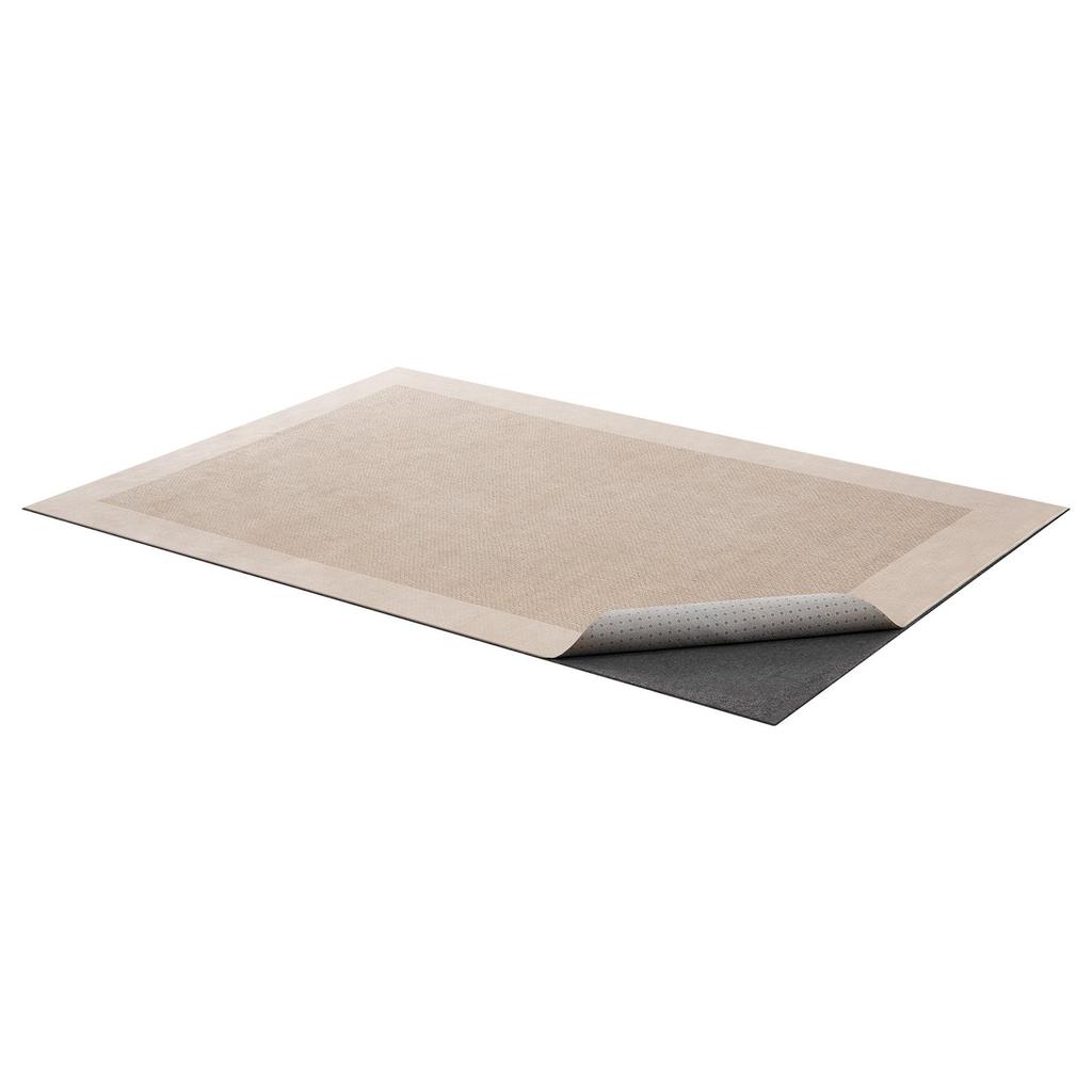 Rug Pad 1.52 x 2.13 m, Non-slip Carpet Area Pad, Rug Mat Padding with Dual Surface Felt Cushion & Rubber Gripper, Hardwood Floor Protection for All