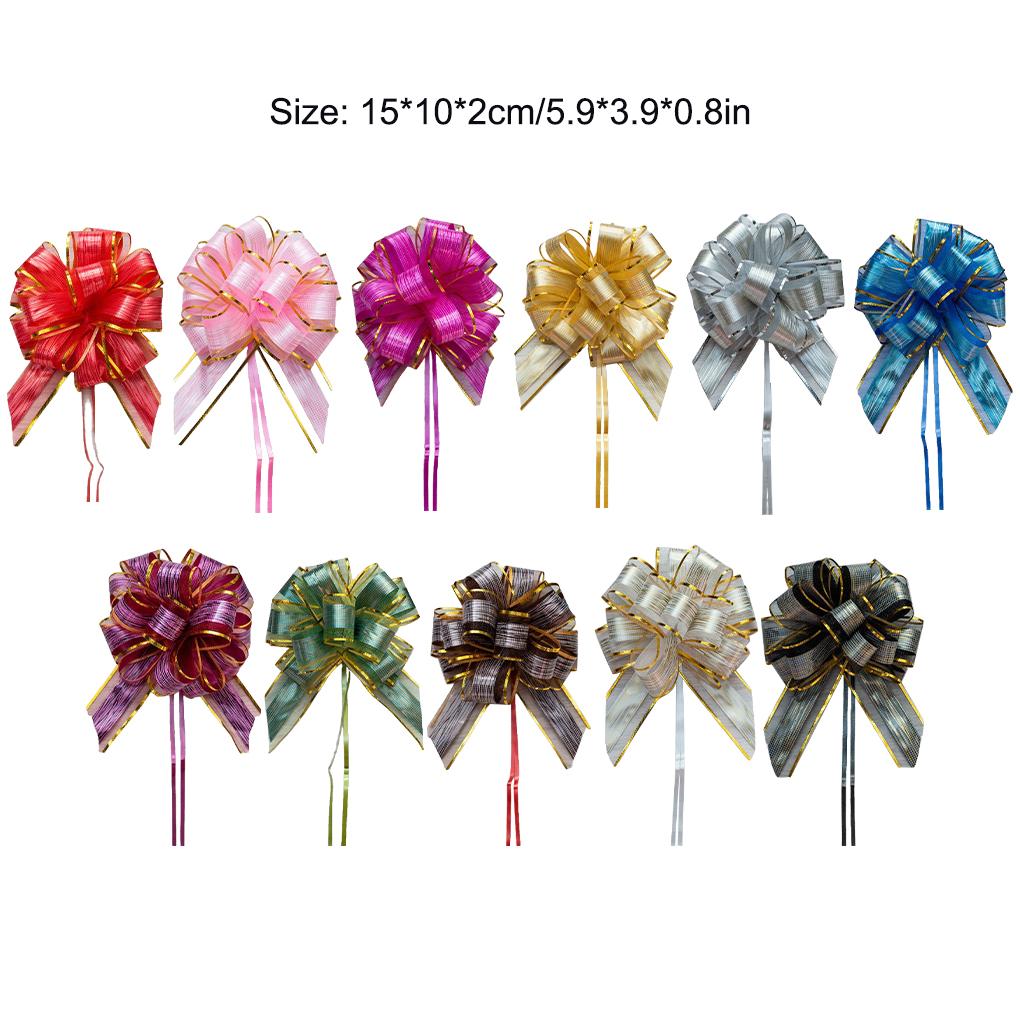Pull Bows Ribbon for Gift Wrapping Festive Wedding Decoration Wear-resistant Gifts Baskets Multifunctional Christmas Present