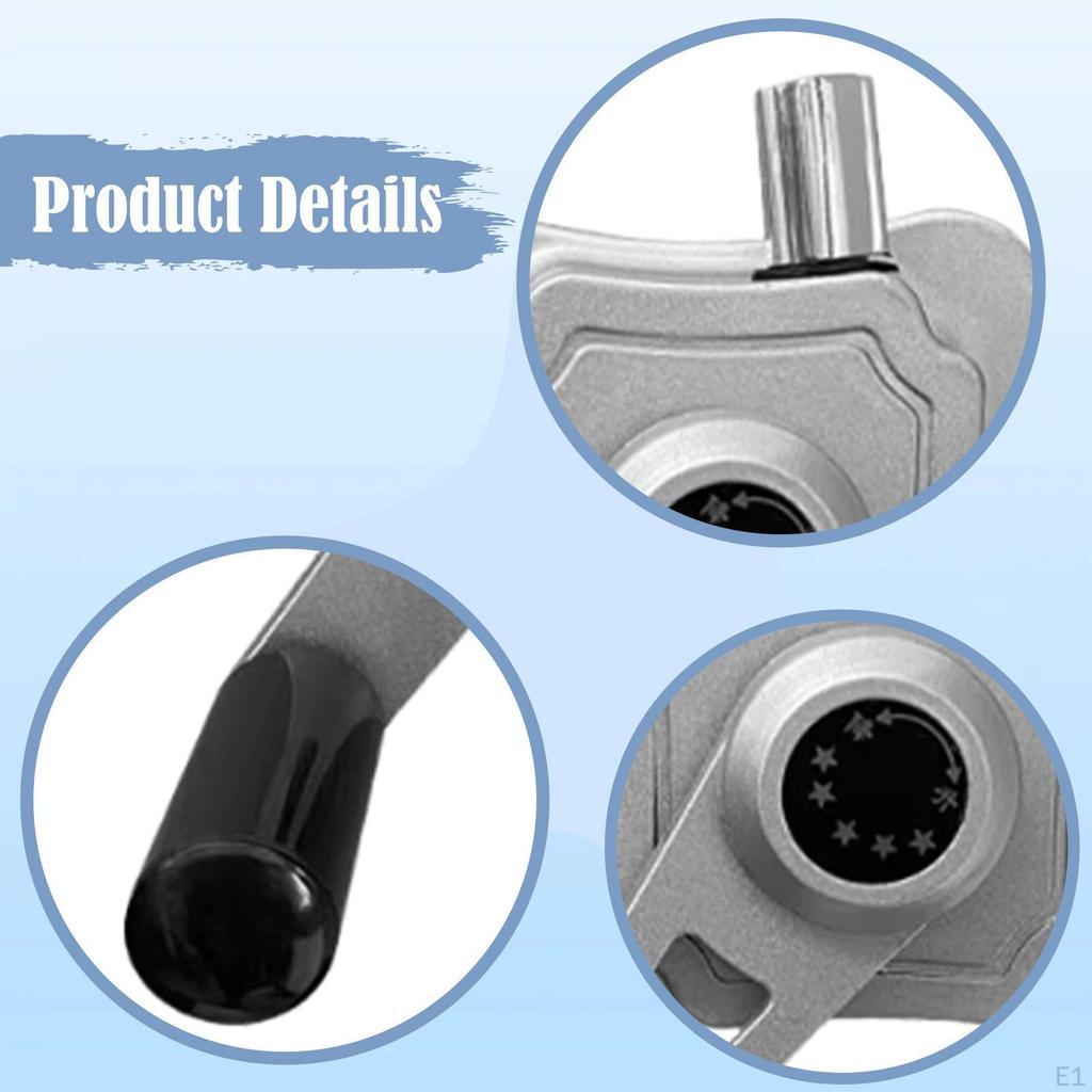 Hand Crank Clothing Hanger Accessory Shaker Indoor Outdoor Aluminum Alloy