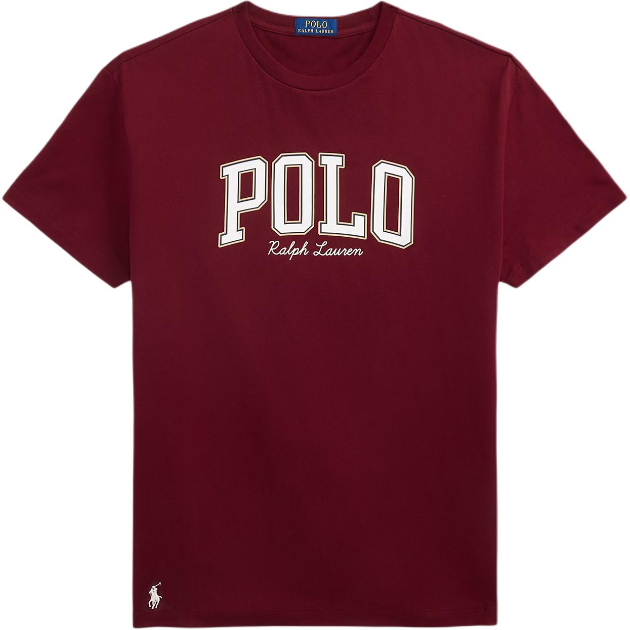 Polo Ralph Lauren Классический крой Логотип Вязаная футболка Мужские топы Красный 710981152-005 L 22450₽