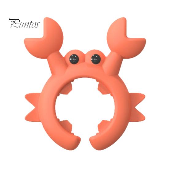 

1/2 шт. силиконовый держатель для лопатки в форме краба, подставка для ложки, не допускающая ожогов, для кастрюли, неперфорированная подставка для вилок, кухонный гаджет красный