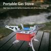 High Power Folding Gas Burner Compact Fondue Gas Cooker Cookware Square Cassette Stove  Picnic