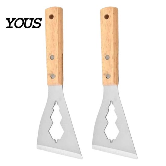 Multi-function Scraper Tool 2/3/5Pcs Knife, Stainless Steel Scraping Blade with Mirror Polished Sharp Tile Grout Edge, Multi-Function Wrench 2pcs