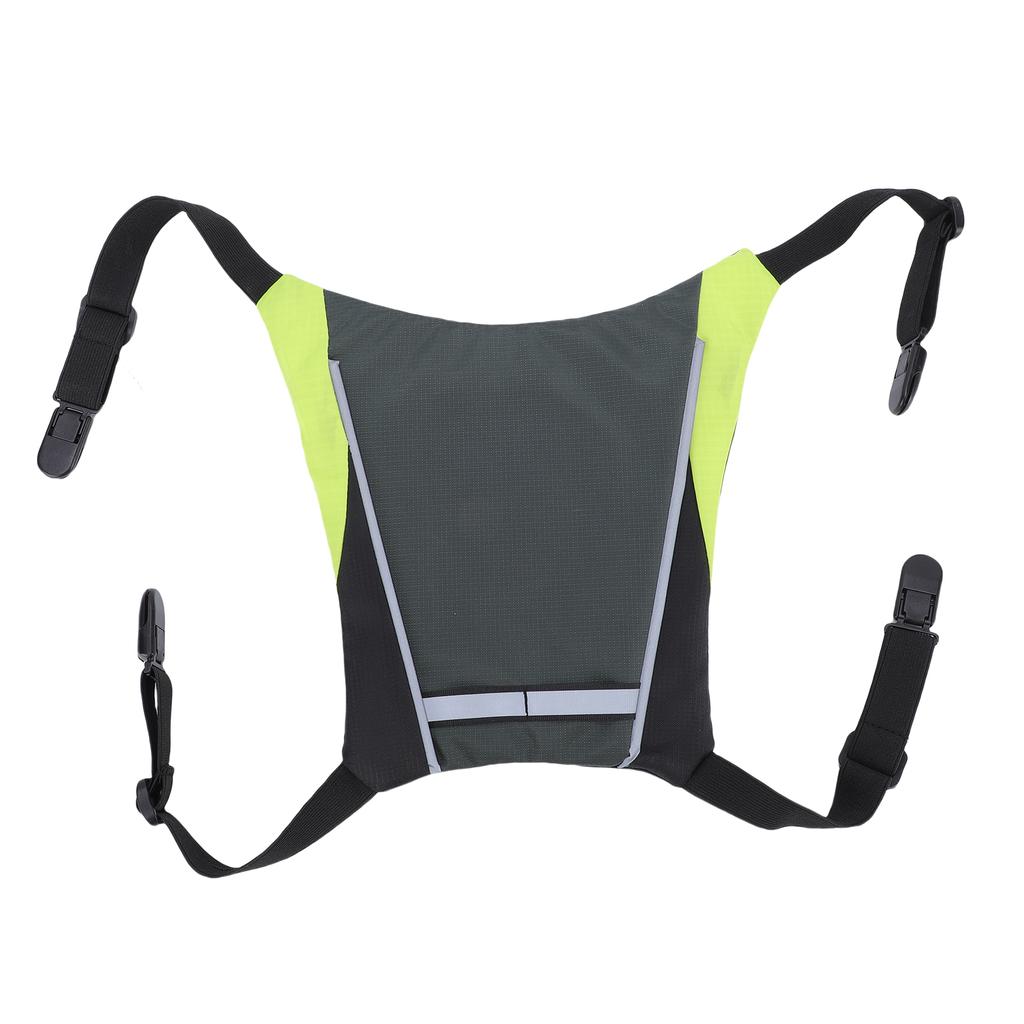 Colourful LED Running Vest Colorful Atmosphere Rhythm Flashing Detachable Washable Light Panel for Outdoor Sports Led