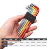 7Pcs Colorful Bicycle Hex Key Set 1.5/2/2.5/3/4/5/6mm Multifunctional Hexagon Spanner Wear-resistant High Hardness