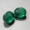 Natural Colombian Emerald Pair 8-10 Ct Loose Gemstone CERTIFIED Oval Shape