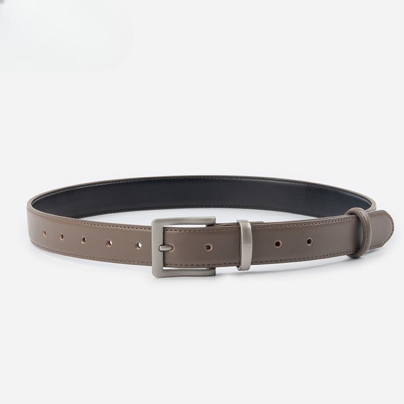 Genuine Leather Belt with Jeans and Trousers for Women Fashion Decorative Belt for Women Simple Versatile Trousers