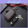 Leder Schlüsselhalter für Männer Frauen Vintage Auto Schlüsselbrieftasche Mit Kartenfach Für den Täglichen Gebrauch