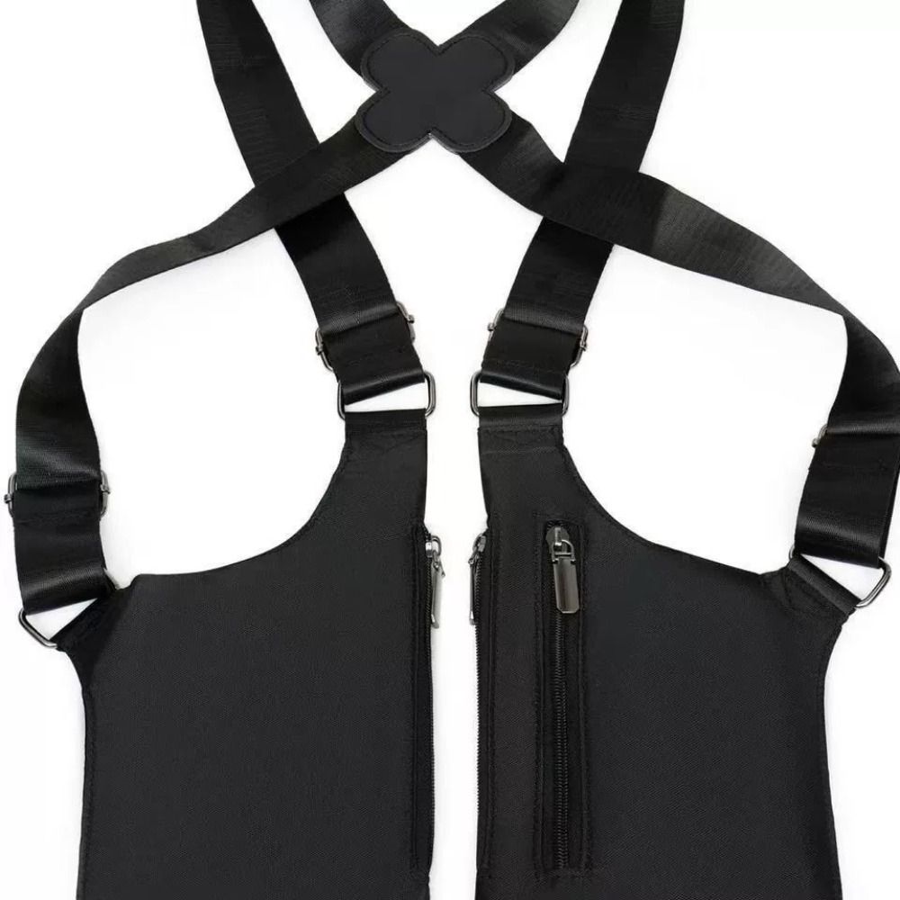 Vintage Mobile Phone Chest Bags Anti-Theft Shoulder Harness Bag Double Shoulder Pouch  Outdoor