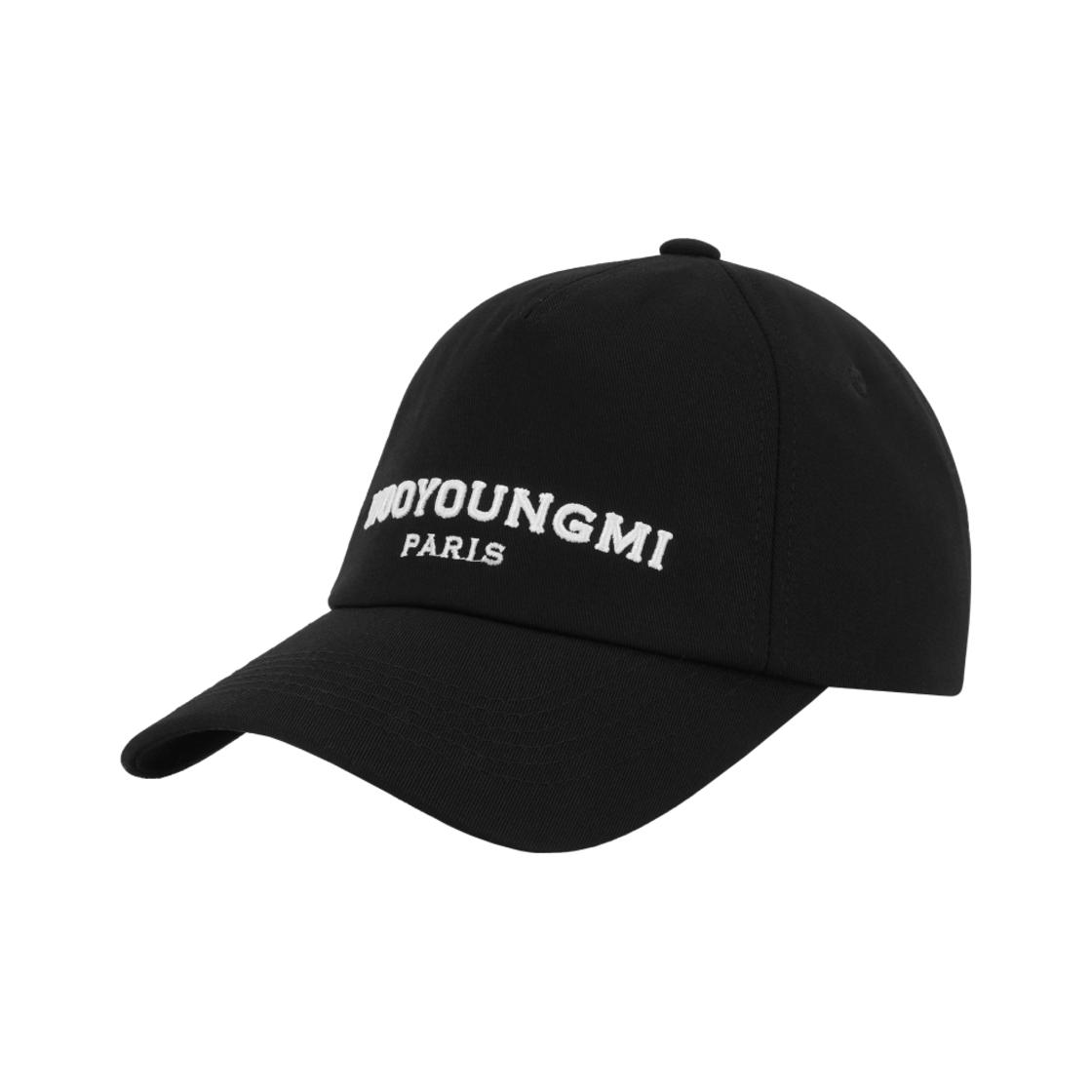 WOOYOUNGMI Embroidered Ball Cap Black ONE SIZE чёрный