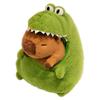 Capybara Dinosaurier/Krokodil Plüschtier 50x50cm Hypoallergenes Grünes Stressabbau Kissen 1 Packung