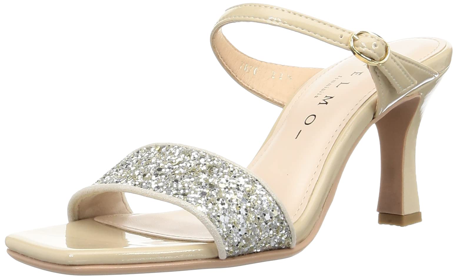 

Slide Sandals Glitter Mule Sandals GD cm [Melmo] Women s Lamé 24.5