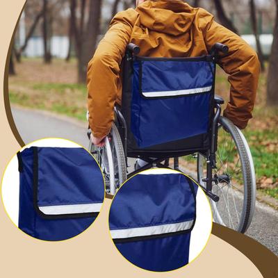 Mochila para Silla de Ruedas Bolsa de Almacenamiento de Accesorios para Andadores Scooters Exterior