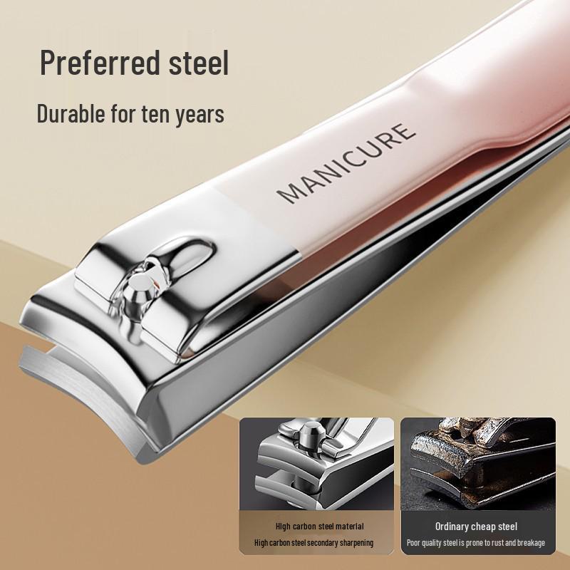 Nail Clippers & Ear Pick Set with Nail Art Decoration, Nail Pliers