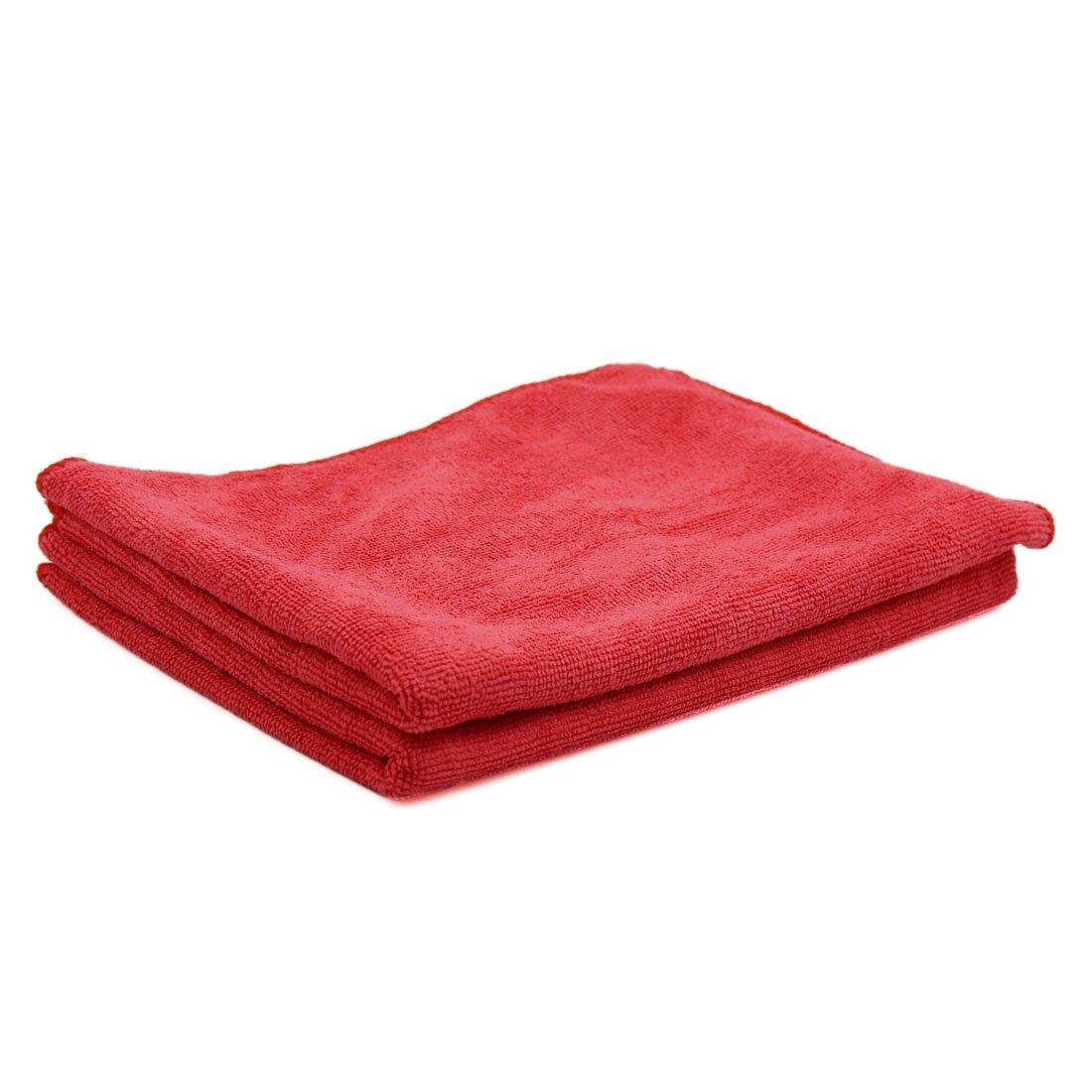 

uxcell Car Wash Car Wash Car Cleaning Pack of 2 Towels, Microfiber, Absorbent, Supplies, Ultra-Fine Fiber, Towels, Microfiber, Red, Quick-Drying