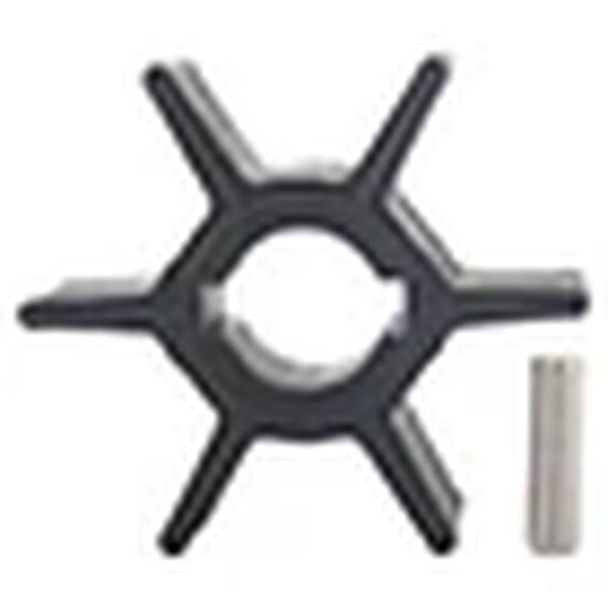 For Tohatsu 2 2.5 3.5 4 5 6 HP 2 4 Stroke Outboard Water Pump Impeller w/ Key Motors Engine 369-65021-1 369-65021-1 369-65021-0